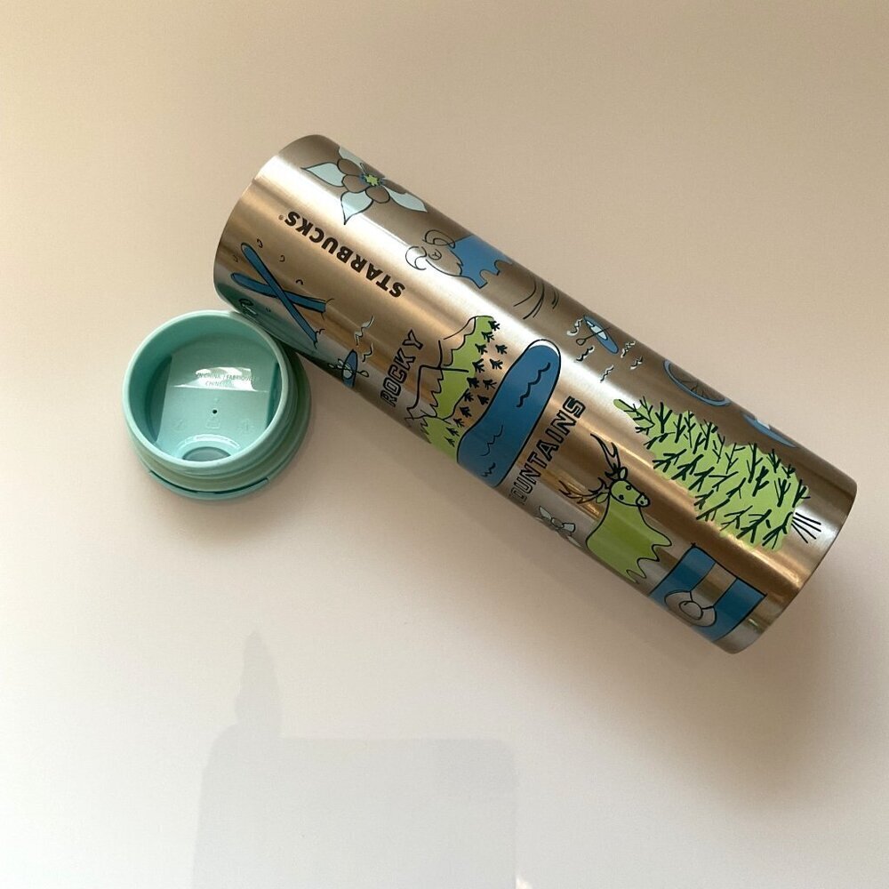 STARBUCKS "BEEN THERE" SERIES COLORADO STAINLESS STEEL TUMBLER - Picture 5 of 9